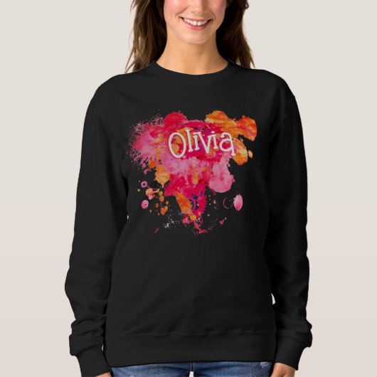 名前の追加 – Sweat Shirt スウェットシャツ (正面)