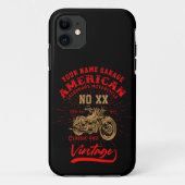 名前の追加American Regendal Motorcycle Case-Mate iPhoneケース (裏面)