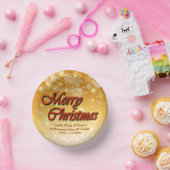 名前の追加Christmas 20xxに一致する文字の編集 ペーパーボウル (パーティー)