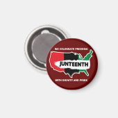 名前の追加Edit文字USAマップ11番目のボタン マグネット (正面/裏面)