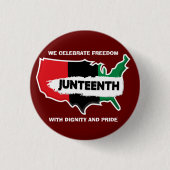 名前の追加Edit文字USAマップ11番目のボタン 缶バッジ (正面)