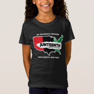 名前の追加Edit文字USAマップJunech Tシャツ
