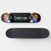 名前の追加Fireworkスケートボード スケートボード (横)