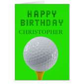 名前の追加Golf誕生日 (正面)