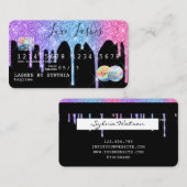 名前の追加Holigraph Dripsクレジッモダントカード 名刺 (正面/裏面)