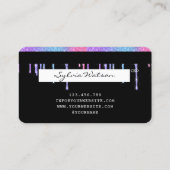 名前の追加Holigraph Dripsクレジッモダントカード 名刺 (裏面)