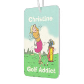 名前の選択。ゴルフ中毒者 カーエアーフレッシュナー (左)