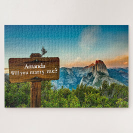 名前の非表示メッセージの追加の結婚提案パズル ジグソーパズル