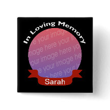 名前の黒い写真ボタンを記念して