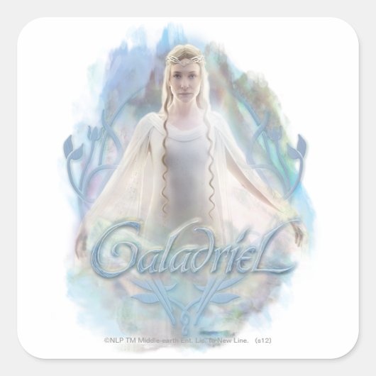 名前のGaladriel スクエアシール (正面)