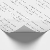 名前のSchrodinger同等化 ラッピングペーパー (角)