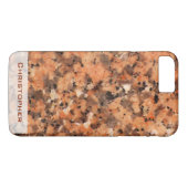名前のSpottetの石の構造の点々のあるなパターン Case-Mate iPhoneケース (裏面(横))