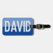 名前はっきりしたデザイン。ラゲッジタグ ラゲッジタグ (正面横)