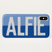 名前はっきりしたデザイン- Alfie Case-Mate iPhoneケース (裏面(横))