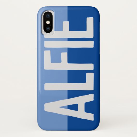 名前はっきりしたデザイン- Alfie Case-Mate iPhoneケース (裏面)