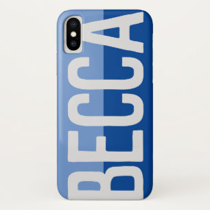 名前はっきりしたデザイン。 iPhone X ケース