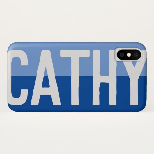 名前はっきりしたデザイン。 Case-Mate iPhoneケース (裏面(横))