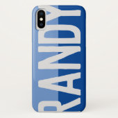 名前はっきりしたデザイン。 Case-Mate iPhoneケース (裏面)