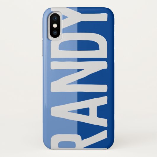 名前はっきりしたデザイン。 Case-Mate iPhoneケース (裏面)