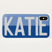名前はっきりしたデザイン- Katie Case-Mate iPhoneケース (裏面(横))