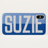 名前はっきりしたデザイン- Suzie Case-Mate iPhoneケース (裏面(横))