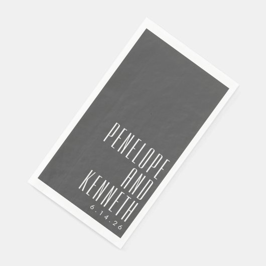 名前はっきりしたレトロタイポグラフィ結婚白黒 (コーナー)