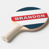 名前はっきりした付きストライプWarbirdのオプション 卓球ラケット (正面アングル)