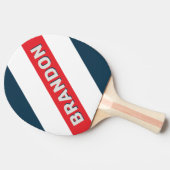 名前はっきりした付きストライプWarbirdのオプション 卓球ラケット (横)