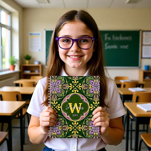 名前はオリーブとラベンダーのアズレホス プランナー手帳