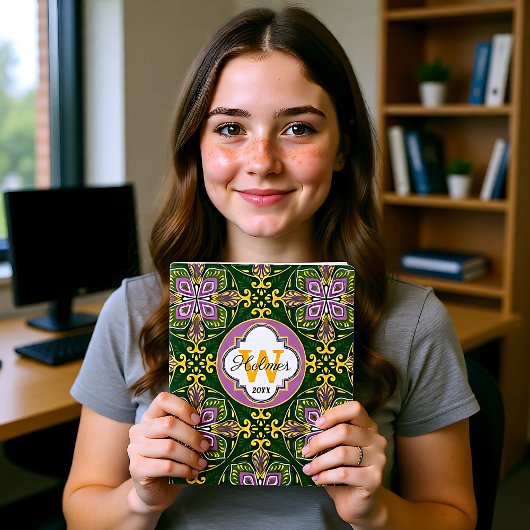 名前はオリーブとラベンダーのアズレホス プランナー手帳