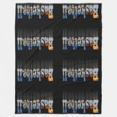 名前はバスケットボールだ フリースブランケット (正面)