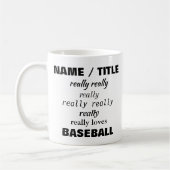 名前は本当に本当に好き（または愛）件名 コーヒーマグカップ (左)