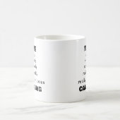 名前は本当に本当にSubjectカヌーが大好き コーヒーマグカップ (中央)