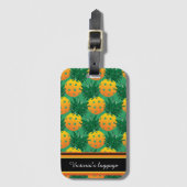 名前は甘いパイナップルのピックボール  ラゲッジタグ (正面縦)