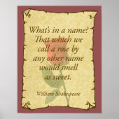 名前は？バラ? ポスター (正面)