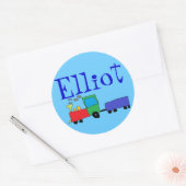 名前はElliot Stickers ラウンドシール (封筒)