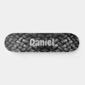 名前またはイニシャルの追加 – Old Tires Skateboard スケートボード (横)