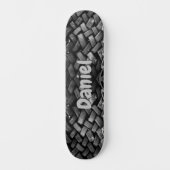名前またはイニシャルの追加 – Old Tires Skateboard スケートボード (正面)