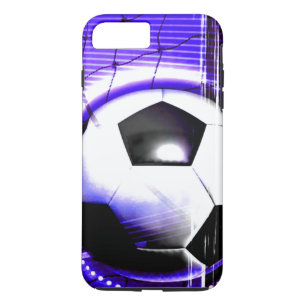 名前またはチーム名でサッカーブルーをカスタマイズ iPhone 8 PLUS/7 PLUSケース