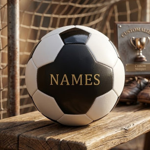 名前またはニックネームを入れたオーダーメイド サッカーボール