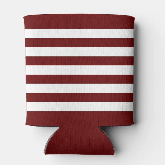 名前またはボート名航海のいかりスターストライプズ 缶クーラー (裏面)