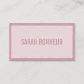 名前または会社名 |バラ赤面v2 名刺 (正面)