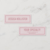 名前または会社名 |モダンバラ赤面 スキニー名刺 (正面/裏面)