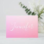 名前または単語 |ピンクグラデーション (スタンド正面)