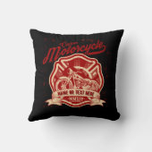名前または文字カスタムオートバイグランジ クッション (裏面)