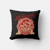 名前または文字カスタムオートバイグランジ クッション (正面)