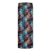 名前または文字、ドラゴンアクアはかりで測ブルークリムゾンを追加 タンブラー (裏面)