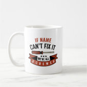 名前もしが修正できない私たちはすべてのねじれたおもしろいパパ コーヒーマグカップ (左)