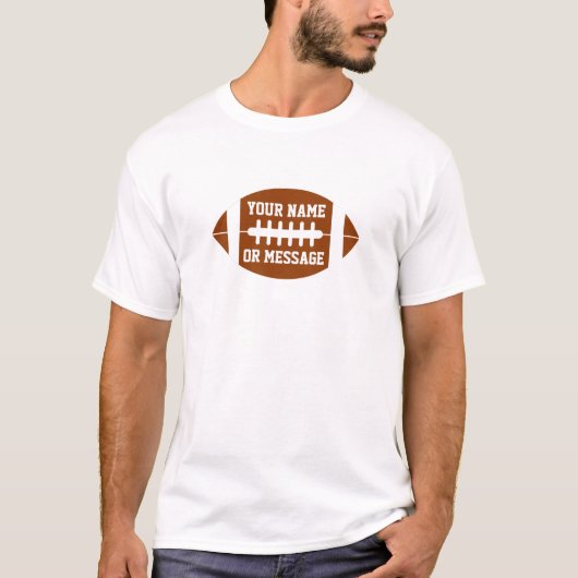名前やメッセージをカスタマイズできるメンズTシャツ Tシャツ (正面)