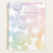 名前よくはしゃぐ付き水彩パターンプランナー プランナー手帳 (正面)